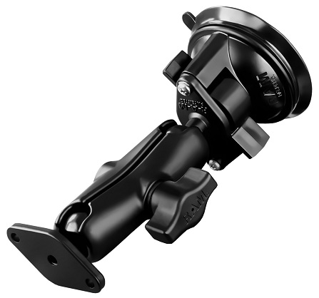 Ram Mount 2.75" SUCTION CUP BASE 1" BALL Motorcycle Mount 