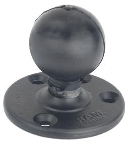 RAM-D-202U RAM Mounts Large 3.68-Inch Dia Round Plate with D-Size 2.25-Inch Ball