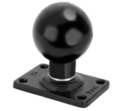 RAM-D-202U RAM Mounts Large 3.68-Inch Dia Round Plate with D-Size 2.25-Inch Ball