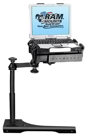 RAM-VB-188-SW1 RAM No-Drill Laptop Mount for 2013-2014 Jeep Compass & Patriot