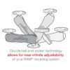 RAM® Double Ball Mount with 1/4