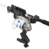 RAM ROD® Fishing Rod Holder with Revolution RAM® Track Ball™ Mount
