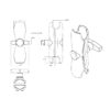 RAM® Double Socket Arm - C Size Medium