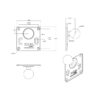 RAM® 75x75mm VESA Plate with Ball - C Size
