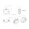 RAM® Rail Clamp Ball Base for 1.25