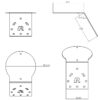 RAM® Angled Round Adapter Plate for XM & GPS Antennas