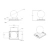 RAM® Ball Adapter with AMPS Plate - C Size