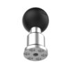 RAM® Aluminum Pin-Lock Ball Adapter with 1/4