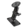 RAM® Double Ball Mount with Round Plate and 2