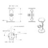 RAM® Universal Double Ball Mount with Two Round Plates - B Size Medium