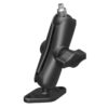 RAM® Double Ball Mount with Diamond Plate and 1/4