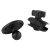RAM® Double Socket Arm with Round Plate - B Size Short