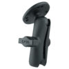 RAM® Double Socket Arm with Round Plate - B Size Medium