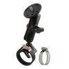 RAM® Strap Hose Clamp Mount with 1/4