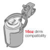 RAM® Level Cup™ 16oz Drink Holder with RAM® Tough-Claw™ Mount