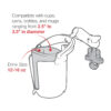 RAM® Level Cup 16oz Drink Holder with U-Bolt Base - .5