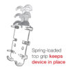 RAM® Quick-Grip™ XL Spring-Loaded Phone Mount with Drill-Down Base