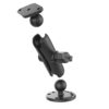 RAM® Double Ball Drill-Down Mount with Diamond Plate - Medium