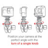 RAM® ATV/UTV Handlebar U-Bolt Mount with Action Camera Adapter