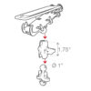 RAM® Quick-Grip™ Phone Mount with Handlebar U-Bolt Base - Short