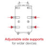 RAM® Quick-Grip™ XL Phone Mount with Handlebar U-Bolt Base - Short