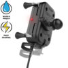 RAM® Tough-Charge™ 15W Waterproof Wireless Charging Motorcycle Mount