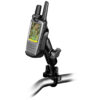 RAM® Handlebar U-Bolt Double Ball Mount for Garmin Rino 610, 650 & 655t