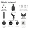 RAM® Quick-Grip™ Pro Phone Mount with Handlebar U-Bolt Base - Medium
