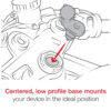 RAM® X-Grip® Large Phone Mount with Motorcycle Fork Stem Base