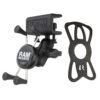 RAM® X-Grip® Phone Mount with Glare Shield Clamp Base