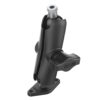 RAM® Double Ball Mount with Diamond Plate & 1/4