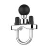 RAM® Chrome Handlebar U-Bolt Base for Rails 1