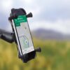 RAM® X-Grip® Large Phone Mount with ATV/UTV Rail Base