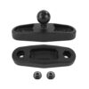 RAM® Square Post Clamp Base for Posts up to 3