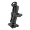 RAM® Double Ball Mount with AMPS Plate and 1/4