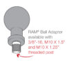 RAM® Ball Adapter with M10-1.5 Threaded Post