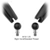 RAM® Tough-Mirror™ Kit with M10-1.25 Bases - Long Arm