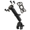 RAM® X-Grip® Phone Mount with RAM® Tough-Claw™ Small Clamp Base - Long