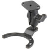 RAM® Small Gas Tank Mount with Diamond Plate