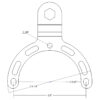 RAM® Small Gas Tank Mount with Universal Action Camera Adapter