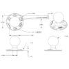 RAM® Large Round Plate with Ball - D Size