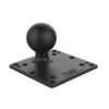 RAM® Steel Reinforced 100x100mm VESA Plate with Ball - D Size
