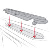 RAM® Tough-Track™ for '18-23 Jeep JL/JLU/Gladiator