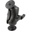 RAM® Double Ball Mount with Two Large Round Plates - E Size Short