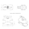 RAM® Double Socket Arm - E Size Short