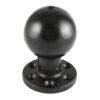 RAM® Large Round Plate with 6-Hole Pattern and Ball - E Size