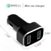 GDS® 2-Port USB Cigarette Charger with Qualcomm® Quick Charge™
