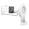 GDS® Uni-Conn™ Wall Dock with Magnetic Receiver & PoE - Gray