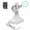 GDS® Uni-Conn™ Powered Locking Tilt & Swivel Dock with PoE - Gray