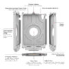 IntelliSkin® Next Gen for Apple iPad mini (A17 Pro) & mini 6 - Gray